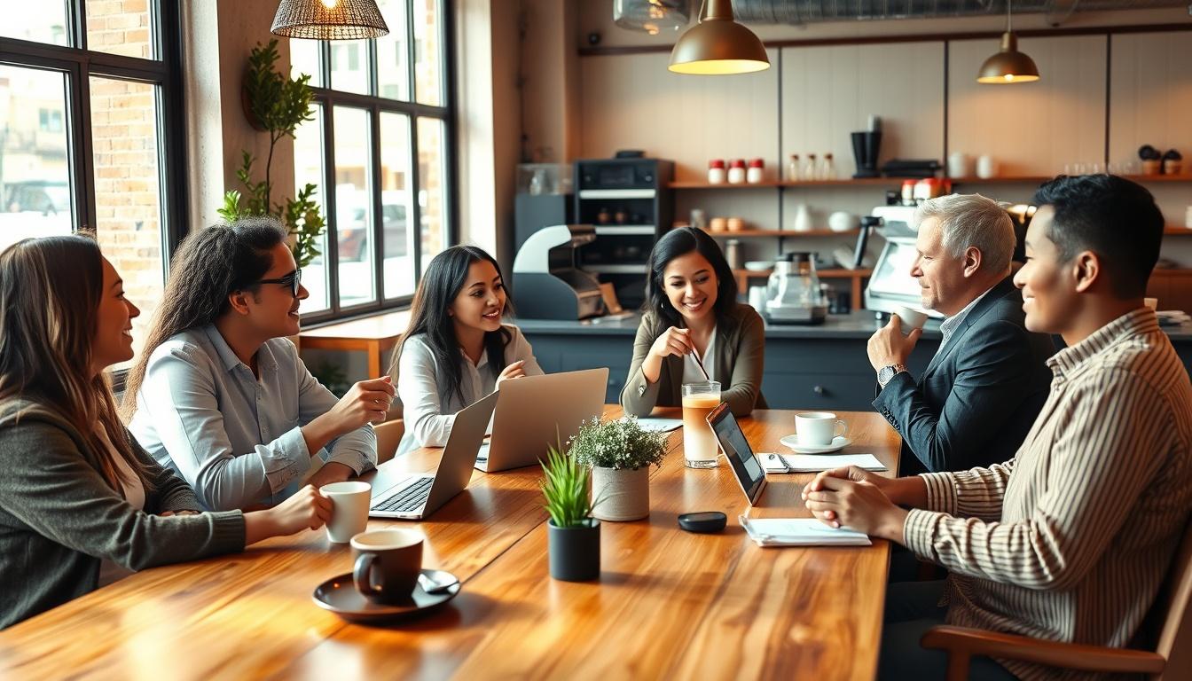 Connecting Professionals Over Coffee